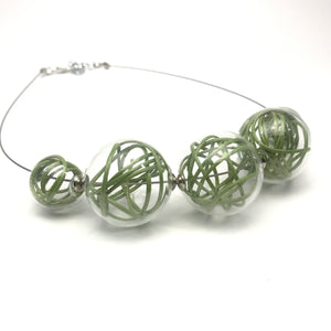 Glass corda green